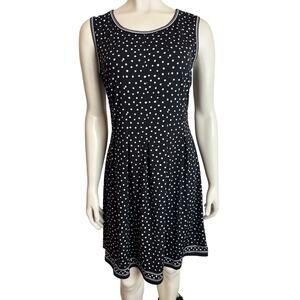 NWT Max Studio polka dot sleeveless dress